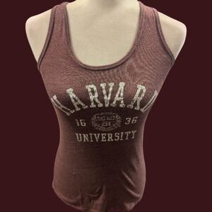 VGUC Original League Harvard University Women's Maroon Tank Top Size Small